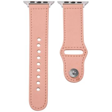 KALEBOL Apple Watch Series 41mm - 40mm - 38mm Watch Strap, Large Buckle - Pink