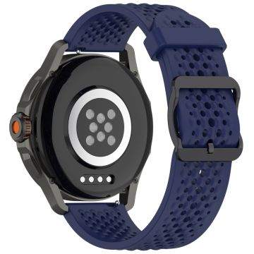 Xiaomi Watch S4 Sport Silicone 22mm Multiple Holes Breathable Watch Strap - Dark Blue