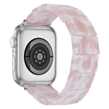 Apple Watch Series 41mm - 40mm - 38mm Resin Blocks Strap - Pink Mix