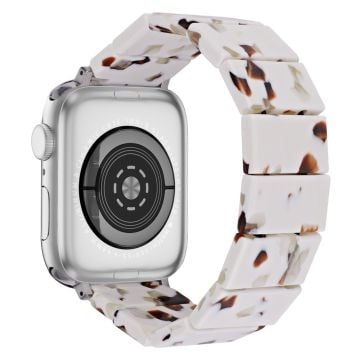 Apple Watch Series 41mm - 40mm - 38mm Resin Blocks Strap - Nougat