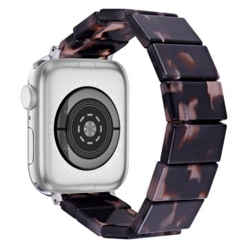 Apple Watch Series 41mm - 40mm - 38mm Resin Blocks Strap - Black Grey