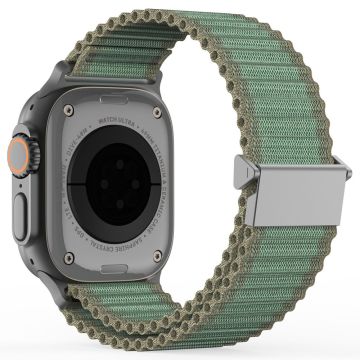 DUX DUCIS Apple Watch Series 41mm - 40mm - 38mm Nylon Watch Band Hook Buckle - Green