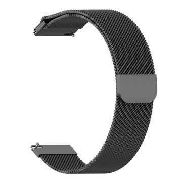 Samsung Galaxy Watch7 44mm / 40mm Magnetic Watch Strap Stainless Steel Milanese Wrist Band - Black