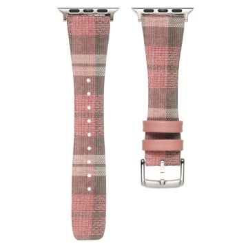 Plaid Woolen Strap for Apple Watch Series 41mm - 40mm - 38mm - Style 4