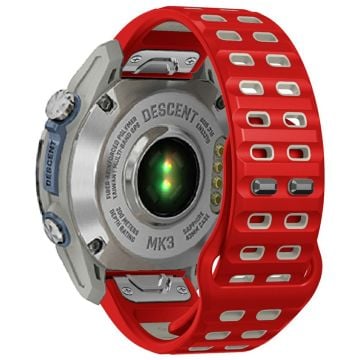 Garmin Fenix 8 51mm / Enduro 3 / Enduro 2 Silicone Watchband Quick Release Buckle Dual Color Watch Strap - Red+Grey