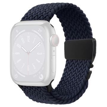 Armband Apple Watch Series 41mm - 40mm - 38mm Vävt klockarmband - Kol