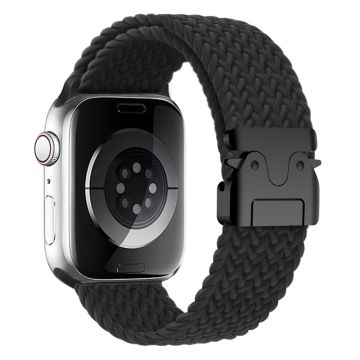 Armband Apple Watch Series 41mm - 40mm - 38mm Vävt klockarmband - Svart