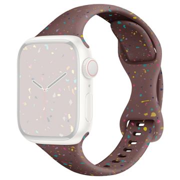 Armband Apple Watch Series 49mm - 45mm - 44mm - 42mm Silikonband - Rökig Lila