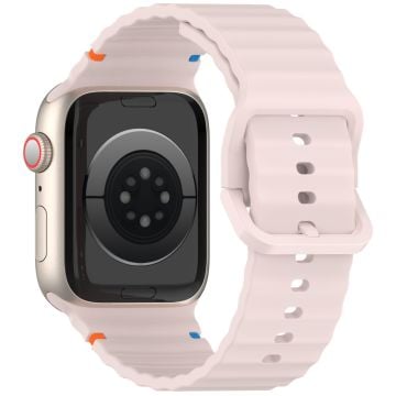 KALEBOL Silikonarmband Apple Watch Series 41mm - 40mm - 38mm Armband - Rosa