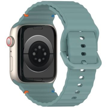 KALEBOL Silikonarmband Apple Watch Series 41mm - 40mm - 38mm Armband - Grön