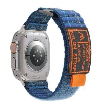 KALEBOL Nylon Sportband Apple Watch Series 49mm - 45mm - 44mm - 42mm - Mörkblå