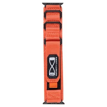 Apple Watch Series 41mm - 40mm - 38mm Nylon klockarmband - Orange