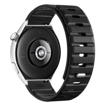 22 mm magnetiskt armband Xiaomi Watch S4 Sport / Redmi Watch 5 Active Silikonarmband - Svart