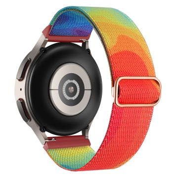 Colorful Fluid Patterned Nylon Watch Band for Coros Pace 2 / Apex 42mm - 20mm