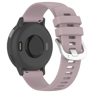 Garmin vivoactive 5 / GarminActive 5 Klockarmband 20 mm silikonarmband med stålspänne - Lila