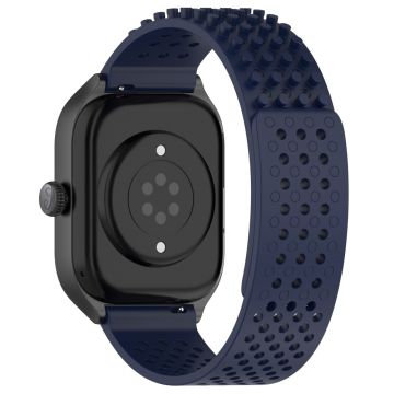 Garmin vivoactive 5 / GarminActive 5 / Venu Sq 2 Silikonarmband 20mm Andningsbart Klockarmband - Midnattsblå