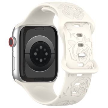 Apple Watch Series 41mm / 40mm / 38mm Silikon klockarmband ersättningsarmband - Stjärnljus