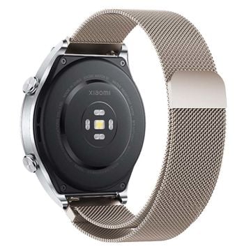 KALEBOL KLB-ML-001 Samsung Galaxy Watch3 45mm / Huawei Watch Ultimate Milanese klockarmband 22mm Magnetiskt metallarmband - Stjärnljus