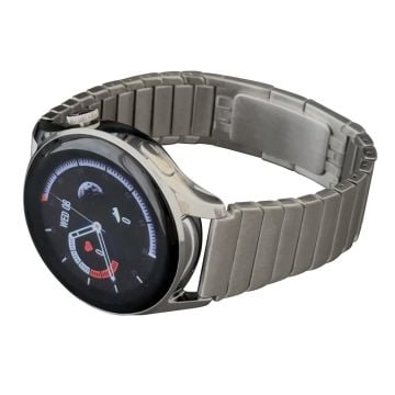 Samsung Galaxy Watch3 45mm / Huawei Watch GT 4 46mm Band 22mm Stainless Steel Watch Strap - Starlight