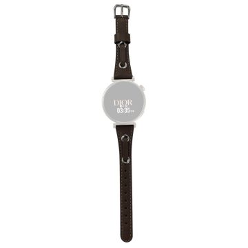 Huawei Watch GT 4 41mm / Garmin Venu 3S Klockarmband 18mm läderarmband - Mörkt Kaffe / Mörkt Kaffe