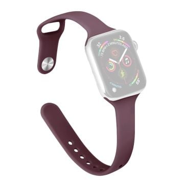 Apple Watch 41mm / 40mm / 38mm Slim Bands handledsrem - Rökig Lila