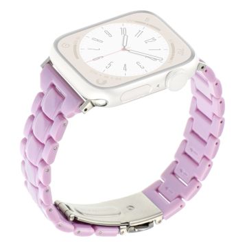 Apple Watch 41mm / 40mm / 38mm Resin Bands 3-Bead klockarmband - Lila