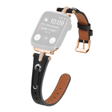 Apple Watch Series 41mm / 40mm / 38mm Klockarmband Grå klockarmband - Svart