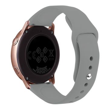 KALEBOL KLB-DKGJ-001 Samsung Galaxy Watch6 Classic 47mm 43mm klockarmband 20mm silikonarmband - Grå