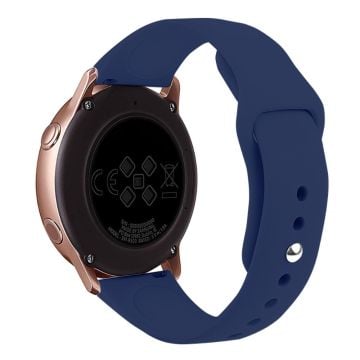 KALEBOL KLB-DKGJ-001 Samsung Galaxy Watch6 Classic 47mm 43mm klockarmband 20mm silikonarmband - Midnattsblå