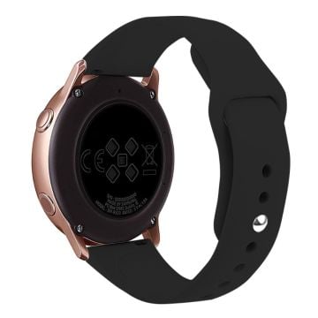 KALEBOL KLB-DKGJ-001 Samsung Galaxy Watch3 45mm / Garmin Venu 3 Klockarmband 22mm Silikonband - Lake Svart