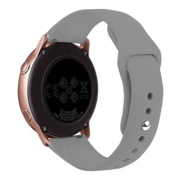 KALEBOL KLB-DKGJ-001 Samsung Galaxy Watch3 45mm / Garmin Venu 3 Watch Strap 22mm Silicone Band - Lake Grey