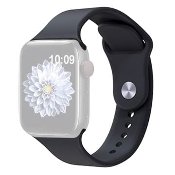 KALEBOL Apple Watch 41mm / 40mm / 38mm klockarmband i silikon - Svart