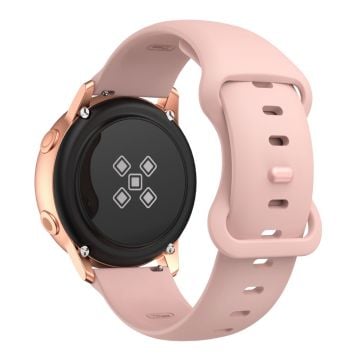 KALEBOL KLB-HDKGJ-001 Samsung Galaxy Watch 22 mm silikonarmband klockarmband med fjärilsspänne - Rosa