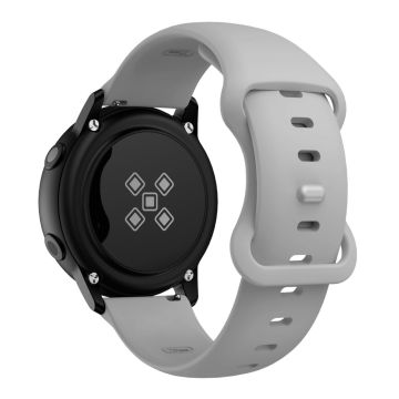 KALEBOL KLB-HDKGJ-001 Samsung Galaxy Watch6 Classic 43mm / 47mm klockarmband 20mm silikonarmband - Ljusgrå