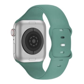 KALEBOL Apple Watch Series 41mm / 40mm / 38mm Silikon Sportarmband, Storlek: L - Grön