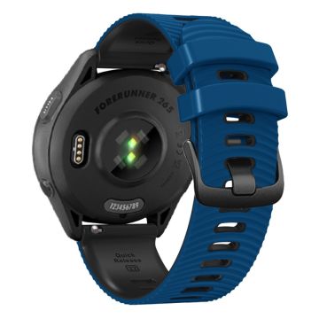 Coros Pace 3 / Apex 46mm / Apex Pro Klockarmband 22mm Dual Color Silikonband - Safir + Svart