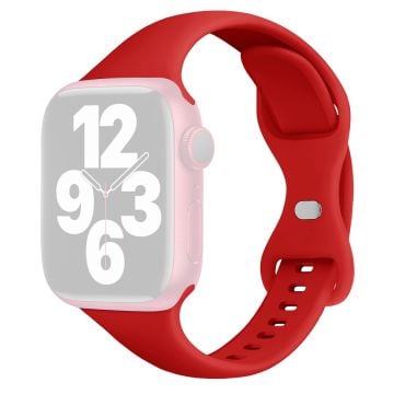 Apple Watch Series 41mm / 40mm / 38mm klockarmband silikonarmband - Röd