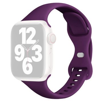 Apple Watch Series 41mm / 40mm / 38mm klockarmband silikonarmband - Mörklila