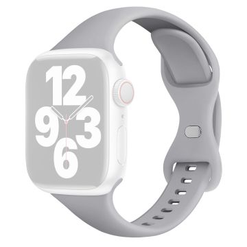 Apple Watch Series 41mm / 40mm / 38mm klockarmband i silikon - Molnigt Grå