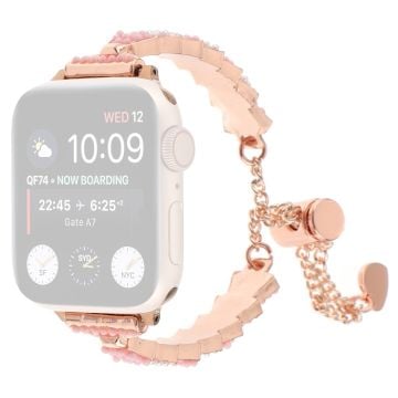 Apple Watch Series 41mm / 40mm / 38mm klockarmband i metall - Roséguld