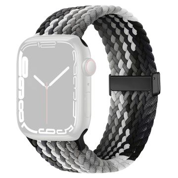 Apple Watch Series 41mm / 40mm / 38mm Nylon Rem Rembyte - Gradient Grå