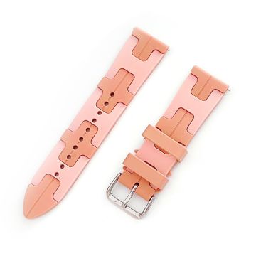 Samsung Galaxy Watch3 45mm / Huawei Watch Ultimate / Xiaomi Watch S1 Silicone 22mm Watch Strap - Light Pink / Pink