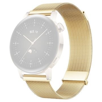 Huawei Watch GT 4 46mm / Honor Watch 4 Pro 22mm klockarmband i rostfritt stål ersättningsarmband - Guld