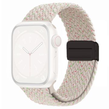 Apple Watch Series 41mm - 40mm - 38mm Universal Nylon klockarmband Magnetiskt armband - Stjärnljus Färgglatt