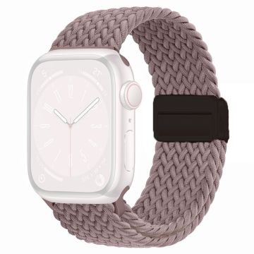 Apple Watch Series 41mm - 40mm - 38mm Universal Nylon klockarmband Magnetiskt armband - Rökig Lila