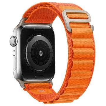 KALEBOL Apple Watch Series 41mm - 40mm - 38mm Universal klockarmband Nylon Loop Band - Orange