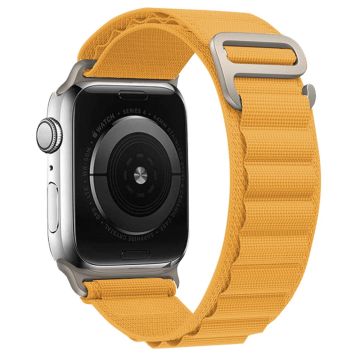 KALEBOL Apple Watch Series 41mm - 40mm - 38mm Universal klockarmband Nylon Loop Band - Gul