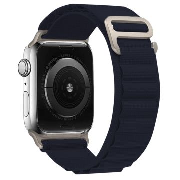 KALEBOL Apple Watch Series 41mm - 40mm - 38mm Universal klockarmband Nylon Loop Band - Midnattsblå