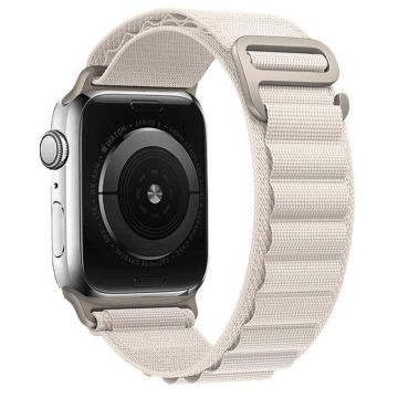 KALEBOL Apple Watch Series 41mm - 40mm - 38mm Universal klockarmband Nylon Loop Band - Stjärnljus