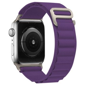 KALEBOL Apple Watch Series 41mm - 40mm - 38mm Universal klockarmband Nylon Loop Band - Lila